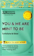 Delhicious Black Tea Body Scrub Mint 100 g - Body Scrub