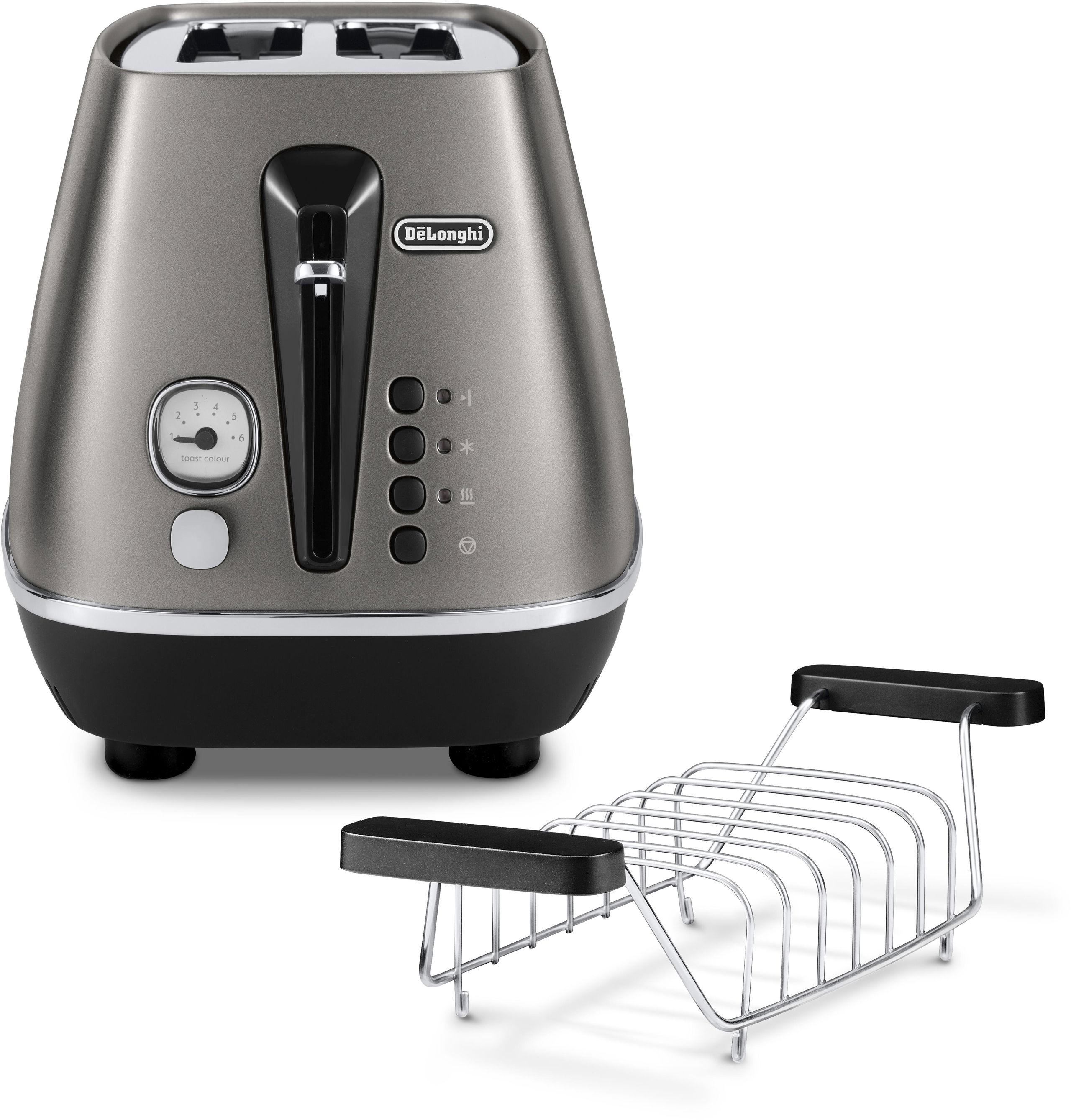 De Longhi Distinta Titanium CTIN2103.TB Toaster Alza.cz