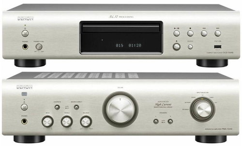  DENON PMA-720 AE silver + CD player DCD-720 AE silver  - Set - Main image