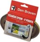 Den Braven Těsnící profil z EPDM pryže D-profil hnědý 9 mm x 6 mm x 100 m - Duct Tape