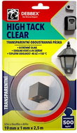 Den Braven Double-sided tape HIGH TACK CLEAR 19mmx1mmx2,5m - Double-sided tape