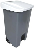 Denox GASTRO 80 l, white lid, plastic with wheels - Rubbish Bin