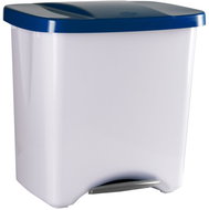 Denox Ecologic pedal bin 50 L, plastic, blue - Rubbish Bin