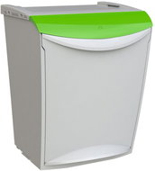 Denox Ekosystem waste bin 25 l, green - glass - Rubbish Bin