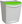 Ekosystem-Abfallbehälter 25 l, grün - Glas