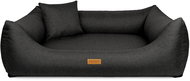 DENZOO LUX GREY Ortopedický pelech pro psy se snímatelným potahem 80 cm × 60 cm - Pet Bed
