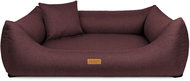 DENZOO LUX PLUM Ortopedický pelech pro psy se snímatelným potahem 90 cm × 75 cm - Pet Bed