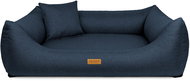 DENZOO LUX BLUE Ortopedický pelech pro psy se snímatelným potahem 80 cm × 60 cm - Pet Bed