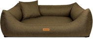 DENZOO LUX CARAMEL Ortopedický pelech pro psy se snímatelným potahem 80 cm × 60 cm - Pet Bed