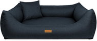 DENZOO LUX NAVY Ortopedický pelech pro psy se snímatelným potahem 90 cm × 75 cm - Pet Bed