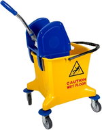 Denox Professional Cleaning Trolley with bucket and wringer, 25 l - Cart