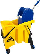 Denox Cleaning Trolley Professional Double, 2 × bucket, with wringer, 30 l - Cart