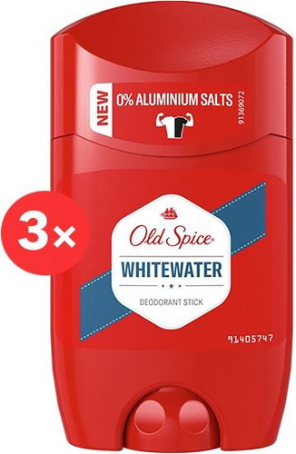OLD SPICE WhiteWater 3 × 50 ml - Deodorant - Main image