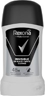 Antiperspirant Rexona Men Invisible Black + White solid antiperspirant for men 50ml - Antiperspirant
