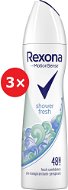 REXONA Dry&Fresh Shower Clean 3x 150 ml - Antiperspirant