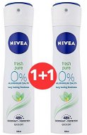 NIVEA Pure & Natural Action 150 ml 1+1 - Deodorant