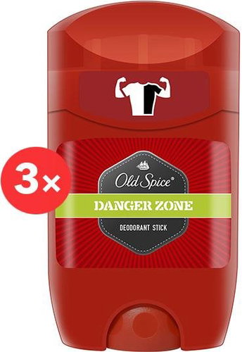 OLD SPICE Danger Zone Rigid Deo 3 × 50ml - Deodorant - Main image