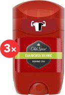 OLD SPICE Danger Zone Tuhý Deo 3× 50 ml - Dezodorant