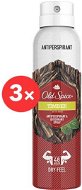 OLD SPICE Timber Sprey Deo 3 × 150ml - Men's Antiperspirant