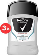 REXONA Men Active Protection Fresh tuhý antiperspirant pre mužov 3× 50 ml - Antiperspirant