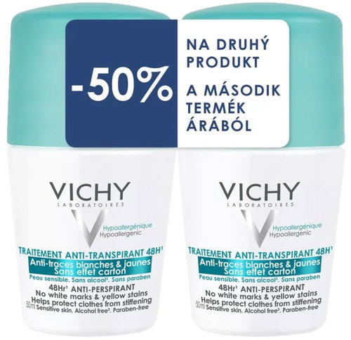 VICHY Traitement Anti-Transpirant 48H 2 × 50 ml - Izzadásgátló - Fő fotó