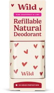 WILD Starter Love Heart Case and Pink Grape 40 g - Deodorant