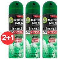 GARNIER Men Mineral Xtreme Spray Antiperspirant 3× 150 ml - Izzadásgátló