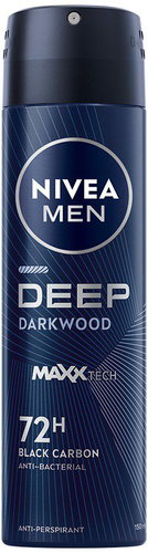 NIVEA MEN Deep Black Carbon 150 ml - Antiperspirant - Main image