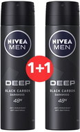 NIVEA MEN Deep Black Carbon 150 ml 1 + 1 - Antiperspirant