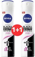 NIVEA Black & White Invisible Clear 150 ml 1+1 - Dámsky antiperspirant