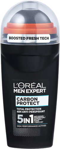 L'ORÉAL PARIS Men Expert Carbon Protect 4in1 Antiperspirant 50 ml Hlavní obrázek L'ORÉAL PARIS Men Expert Carbon Protect 4in1 Antiperspirant 50 ml - Antiperspirant - Hlavní obrázek