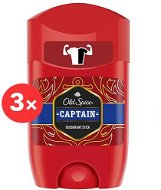 OLD SPICE Captain 3× 50 ml - Dezodorant
