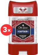 OLD SPICE Captain 3×70 ml - Antiperspirant