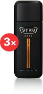 STR8 Body Fragrance Hero 3 × 75ml - Men's Deodorant