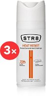 STR8 Heat Resist Spray 3 × 150 ml - Pánsky antiperspirant