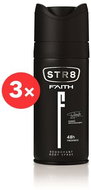 STR8 Faith Deo Spray 3 × 150 ml - Deodorant