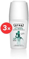 STR8 All Sports Roll-On 3 × 50ml - Men's Antiperspirant