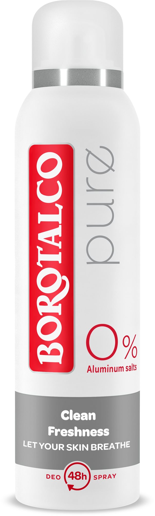 BOROTALCO Pure 0% Aluminium Salts Deo Spray 150 ml