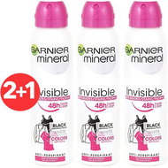 GARNIER Mineral Invisible 48H Spray Antiperspirant, 3×150ml - Antiperspirant