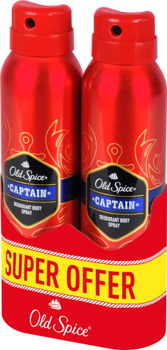 OLD SPICE Captain deo pack 2×150 ml - Antiperspirant - Main image