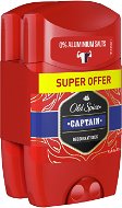 Old spice Captain Tuhý dezodorant 2x50ml - Dezodorant