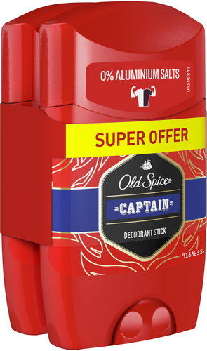 Old spice Captain Solid deodorant 2x50ml - Deodorant - Main image