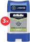 GILLETTE Gel Aloe, 3× 70ml - Men's Antiperspirant