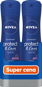 NIVEA Protect & Care Sprej antiperspirant 2× 150 ml - Antiperspirant