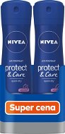 NIVEA Protect & Care Izzadásgátló spray 2 × 150 ml - Izzadásgátló