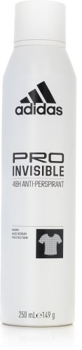 ADIDAS Women Pro Invisible Antiperspirant 250 ml Main image ADIDAS Women Pro Invisible Antiperspirant 250 ml - Antiperspirant - Main image