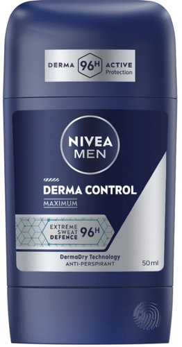 NIVEA MEN Derma Dry Control 50 ml - Antiperspirant - Main image