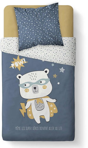 Today Teddy Bear 140 × 200 cm, reversible - Children's Bedding - Main image