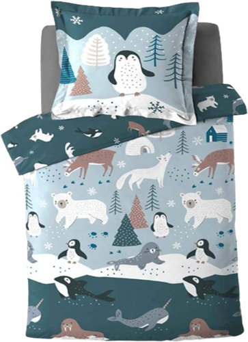 Douceur d'intérieur Animals 140 × 200 cm, cotton - Children's Bedding - Main image