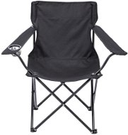 Křeslo kempingové KEMPER, černé - Camping Chair